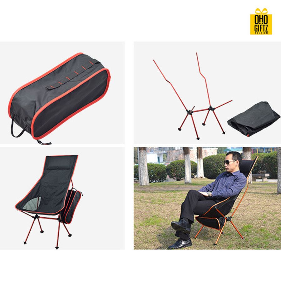 เก้าอี้พับแบบพกพา สกรีนชื่อ สกรีนโลโก้ ทำเป็นของพรีเมี่ยมได้