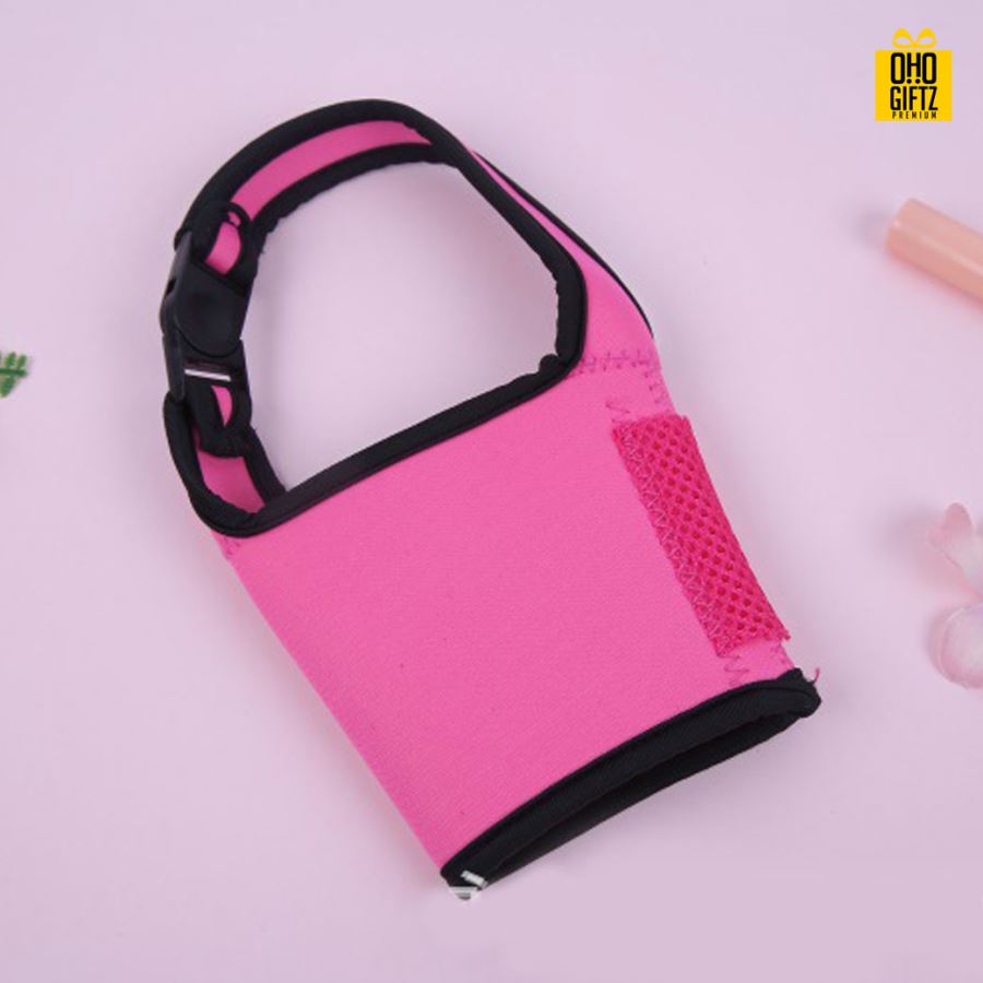 ปลอกหุ้มแก้วน้ำ สกรีนโลโก้  ทำเป็นของพรีเมี่ยมได้ 