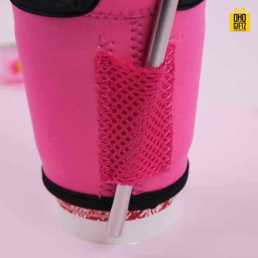 ปลอกหุ้มแก้วน้ำ สกรีนโลโก้  ทำเป็นของพรีเมี่ยมได้ 