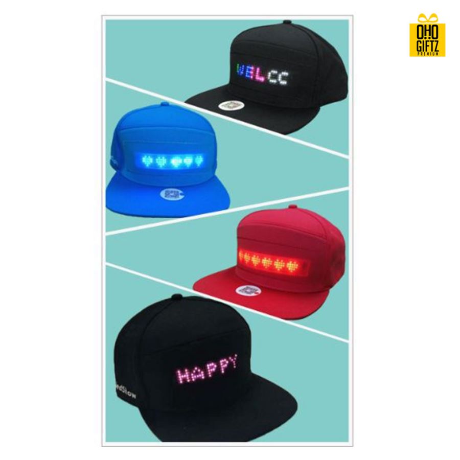 หมวกบลูทูธ LED  สกรีนโลโก้ ทำเป็นของพรีเมี่ยม ของที่ระลึกได้