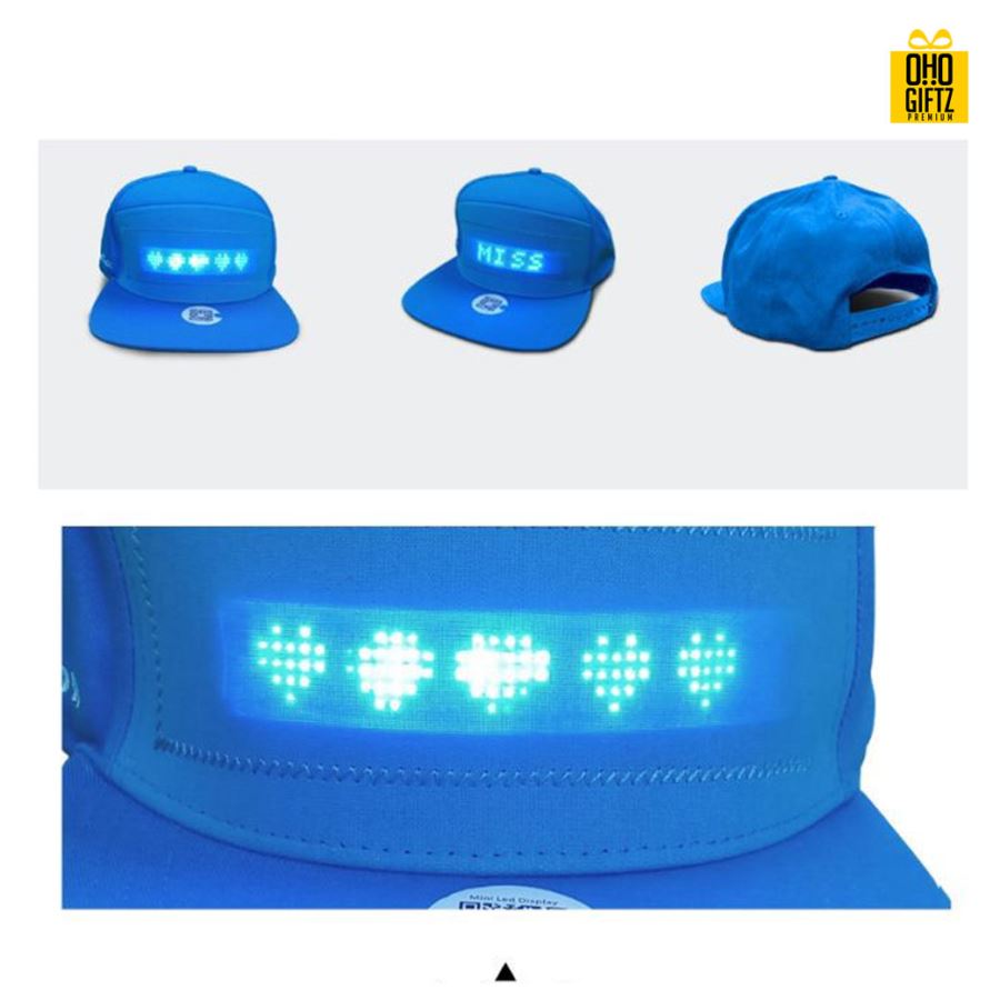 หมวกบลูทูธ LED  สกรีนโลโก้ ทำเป็นของพรีเมี่ยม ของที่ระลึกได้