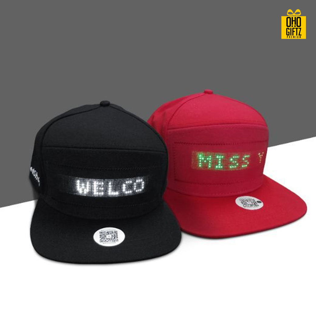 หมวกบลูทูธ LED  สกรีนโลโก้ ทำเป็นของพรีเมี่ยม ของที่ระลึกได้