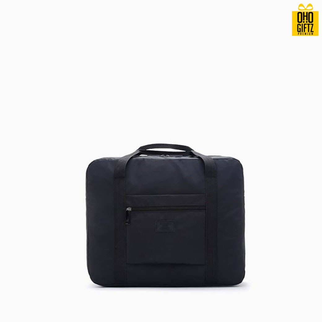 กระเป๋าเดินทางผ้าไนล่อนพับได้ สกรีนโลโก้ ทำเป็นของพรีเมี่ยม ของที่ระลึก