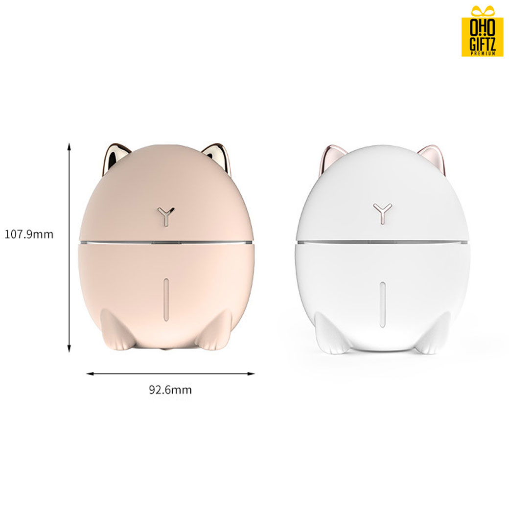 เครื่องทำความชื้นรูปแมวเหมียว สกรีนโลโก้ ทำเป็นของพรีเมี่ยม