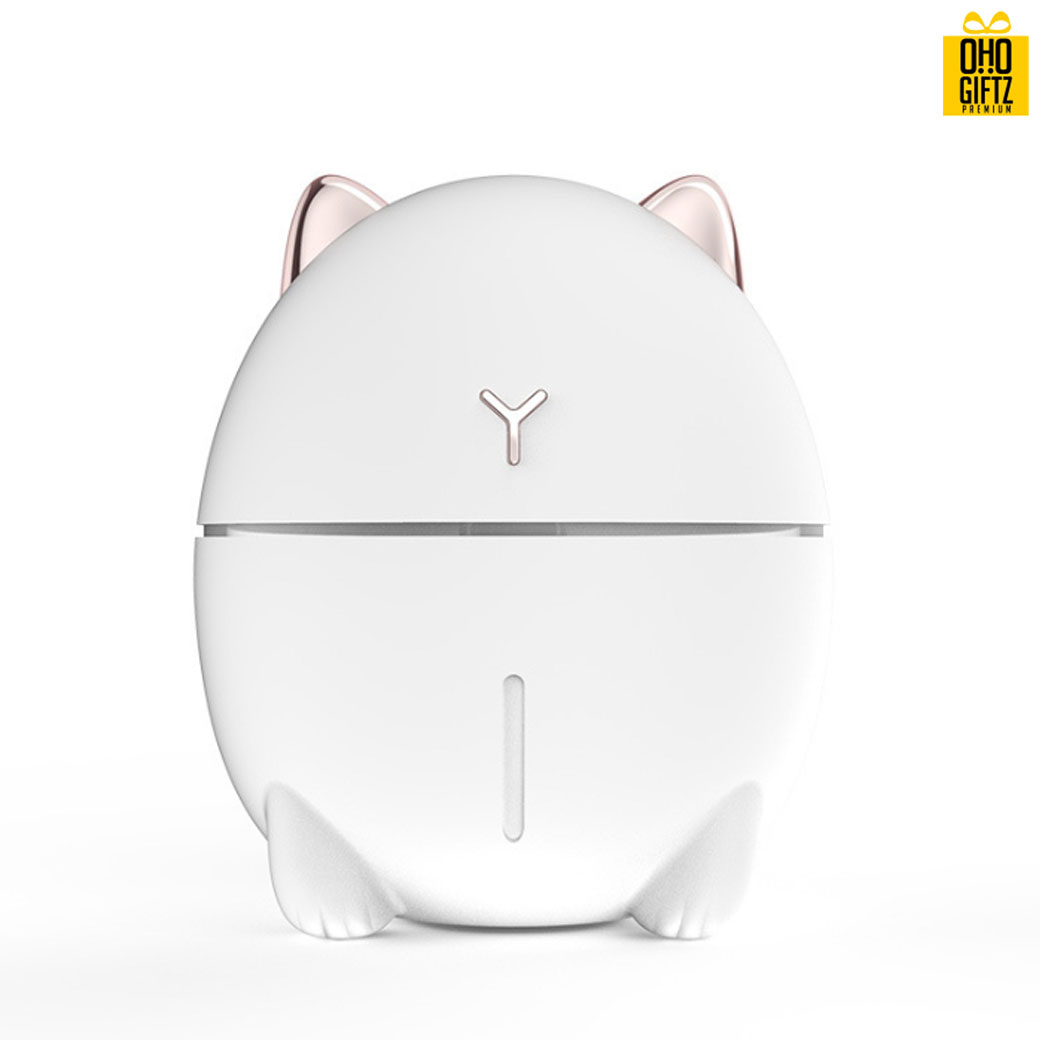 เครื่องทำความชื้นรูปแมวเหมียว สกรีนโลโก้ ทำเป็นของพรีเมี่ยม