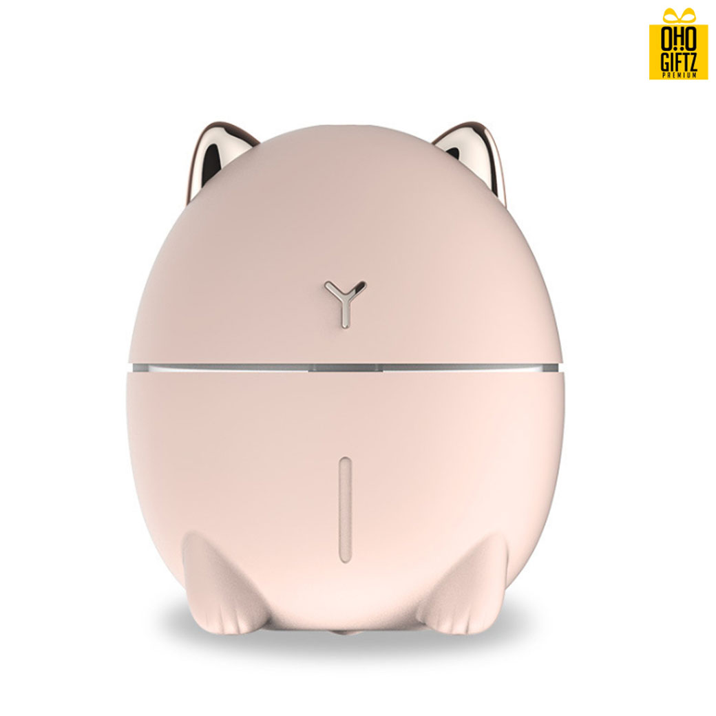 เครื่องทำความชื้นรูปแมวเหมียว สกรีนโลโก้ ทำเป็นของพรีเมี่ยม