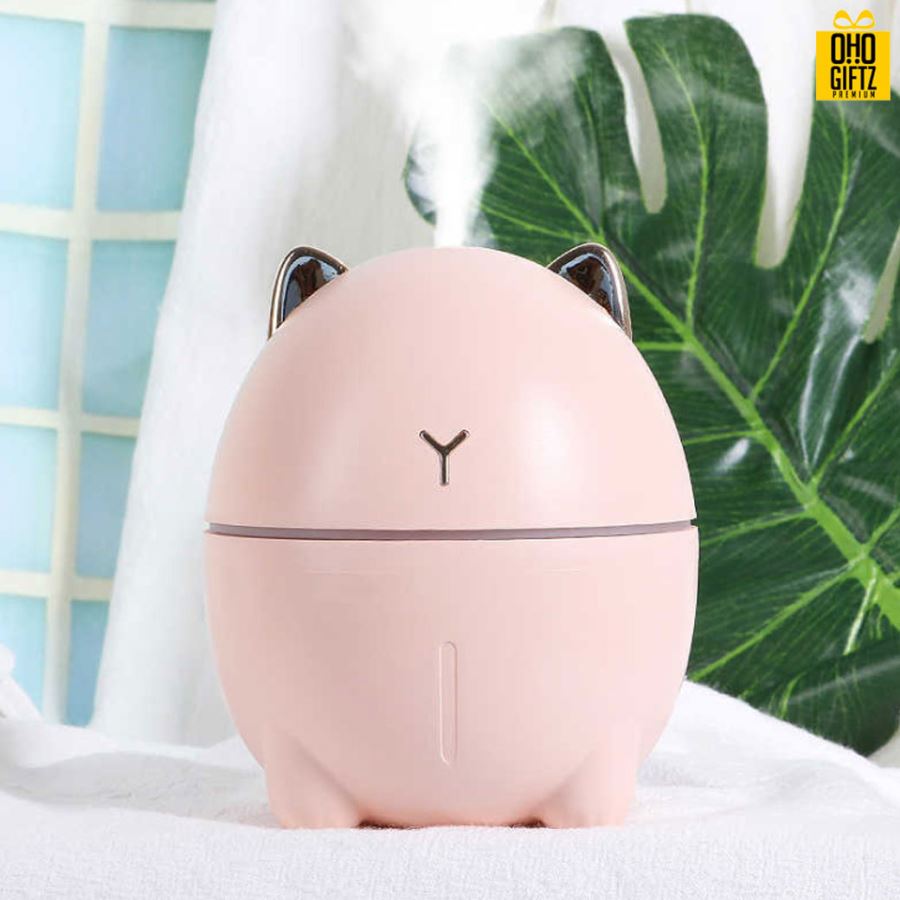 เครื่องทำความชื้นรูปแมวเหมียว สกรีนโลโก้ ทำเป็นของพรีเมี่ยม