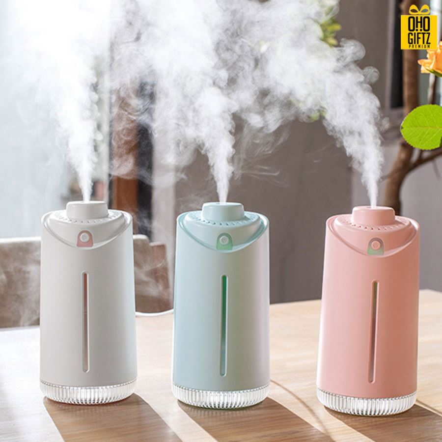 เครื่องทำความชื้นทรงสูงสีพาสเทล สกรีนโลโก้ ทำเป็นของพรีเมี่ยม