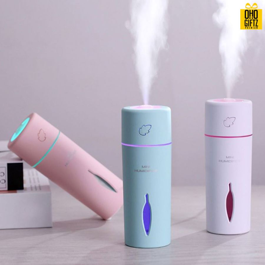 เครื่องทำความชื้นไฟสลับสี สกรีนโลโก้ ทำเป็นของพรีเมี่ยม