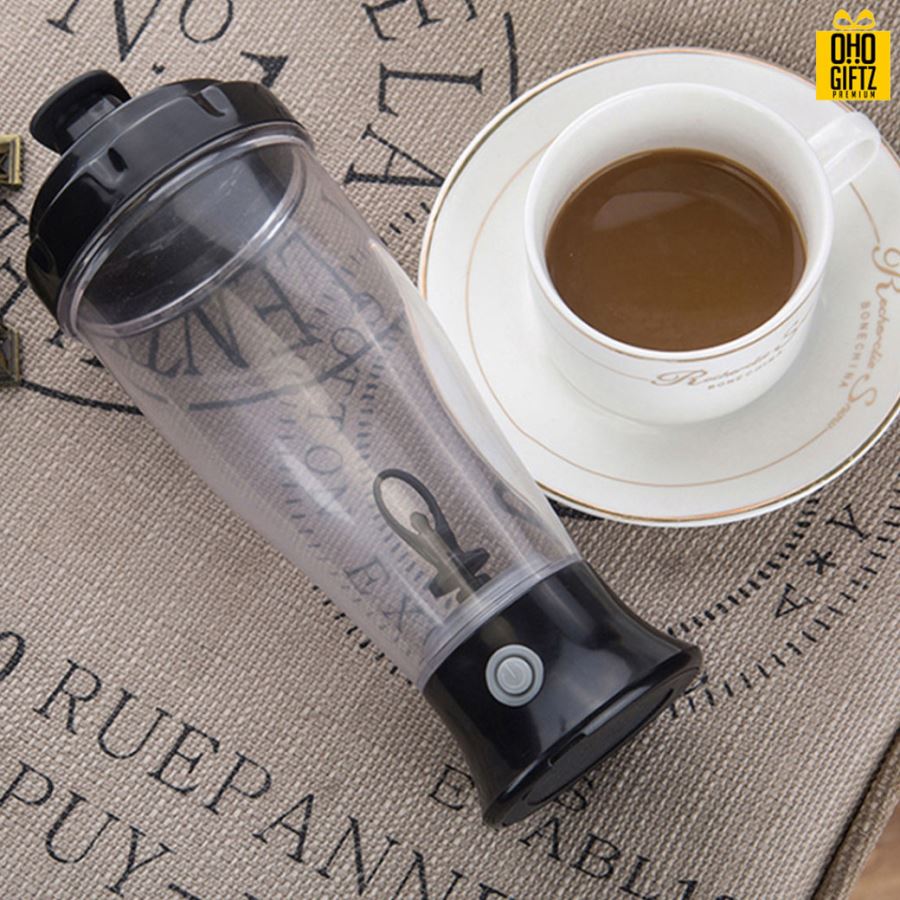 กระบอกผสมเครื่องดื่มอัตโนมัติ สกรีนชื่อ สกรีนโลโก้ ทำเป็นของพรีเมี่ยมได้