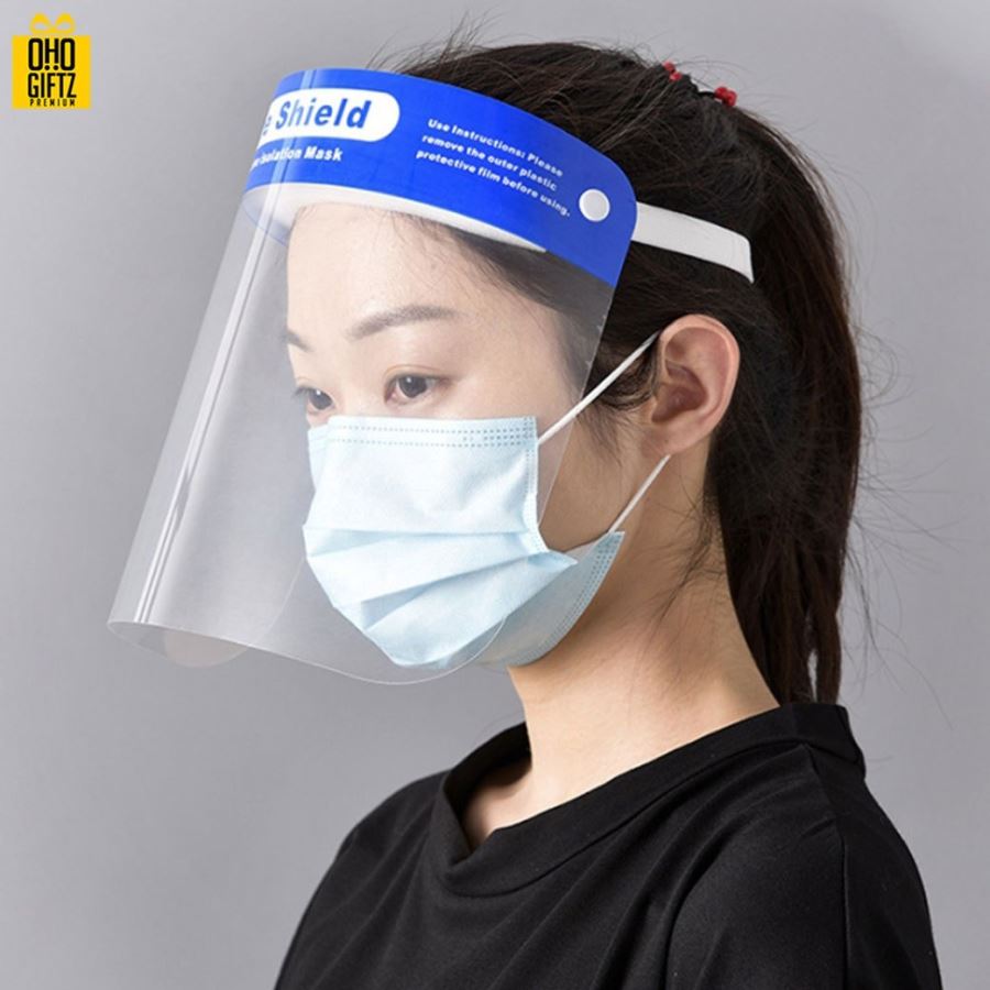 Face shield ป้องกันน้ำลาย ละอองไวรัส เชื้อโรค