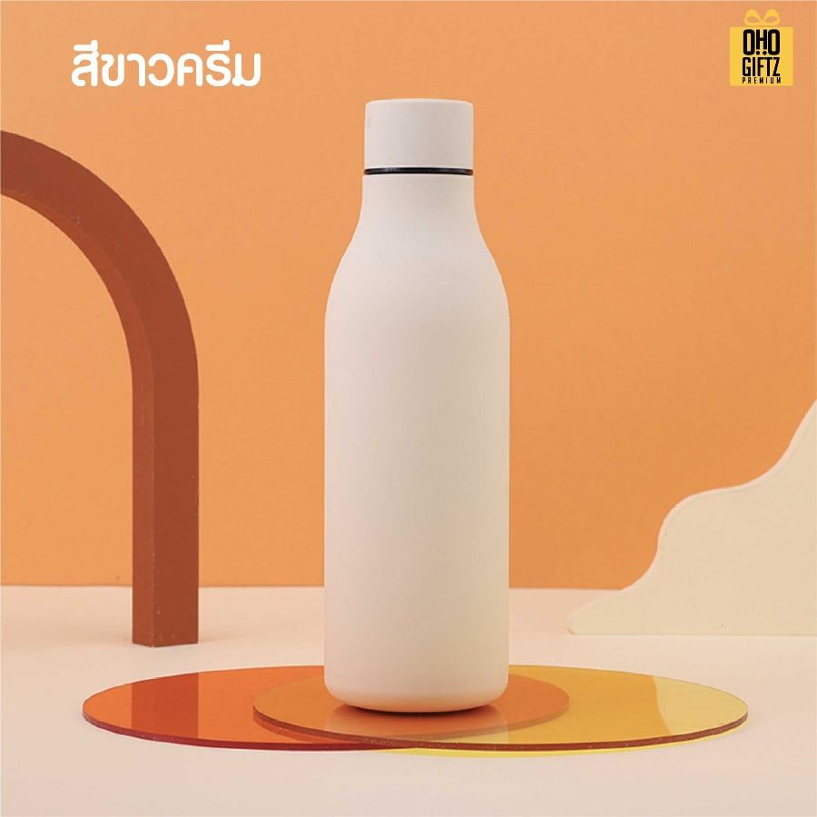 ขวดสแตนเลสเก็บอุณหภูมิ สกรีนโลโก้ ทำเป็นของพรีเมี่ยมได้