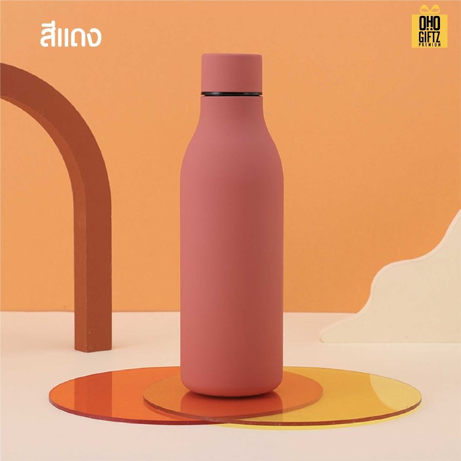 ขวดสแตนเลสเก็บอุณหภูมิ สกรีนโลโก้ ทำเป็นของพรีเมี่ยมได้