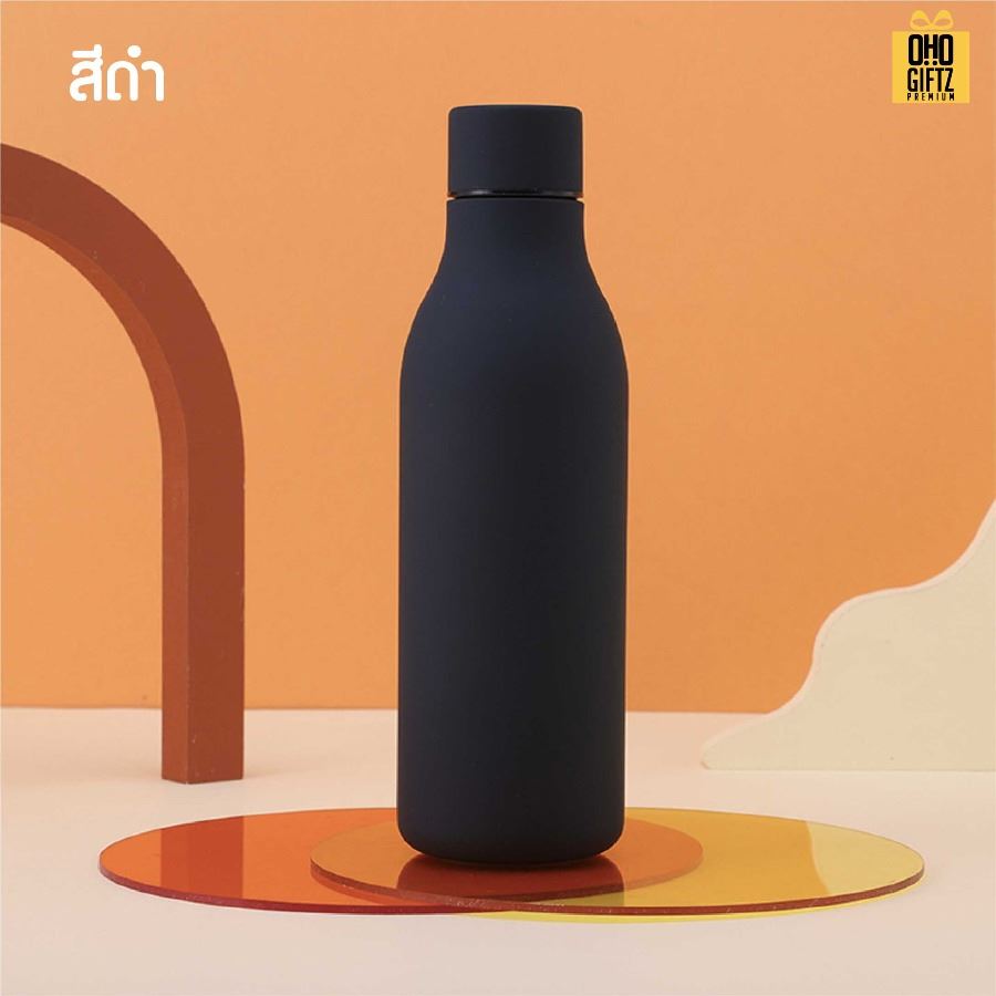 ขวดสแตนเลสเก็บอุณหภูมิ สกรีนโลโก้ ทำเป็นของพรีเมี่ยมได้
