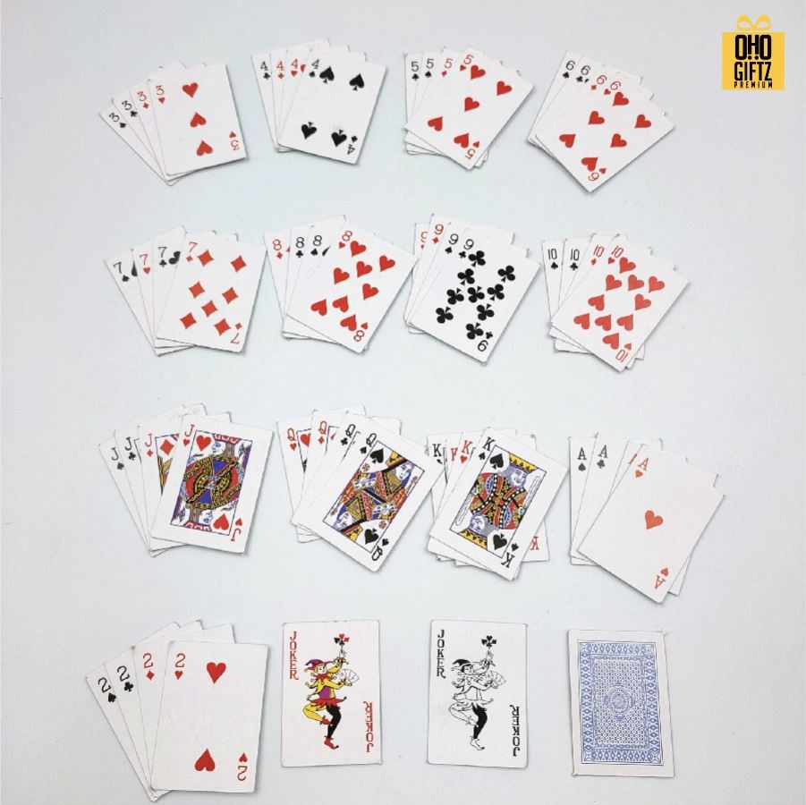 พวงกุญแจไพ่จิ๋ว สกรีนโลโก้ ทำเป็นของพรีเมี่ยม ของชำร่วยได้