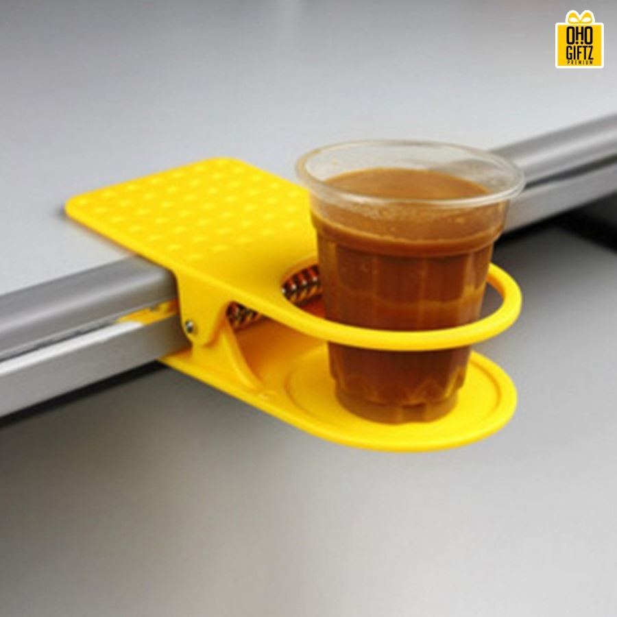 ที่วางถ้วยแบบหนีบโต๊ะ สกรีนชื่อ, โลโก้ ขั้นต่ำ 300 ชิ้น