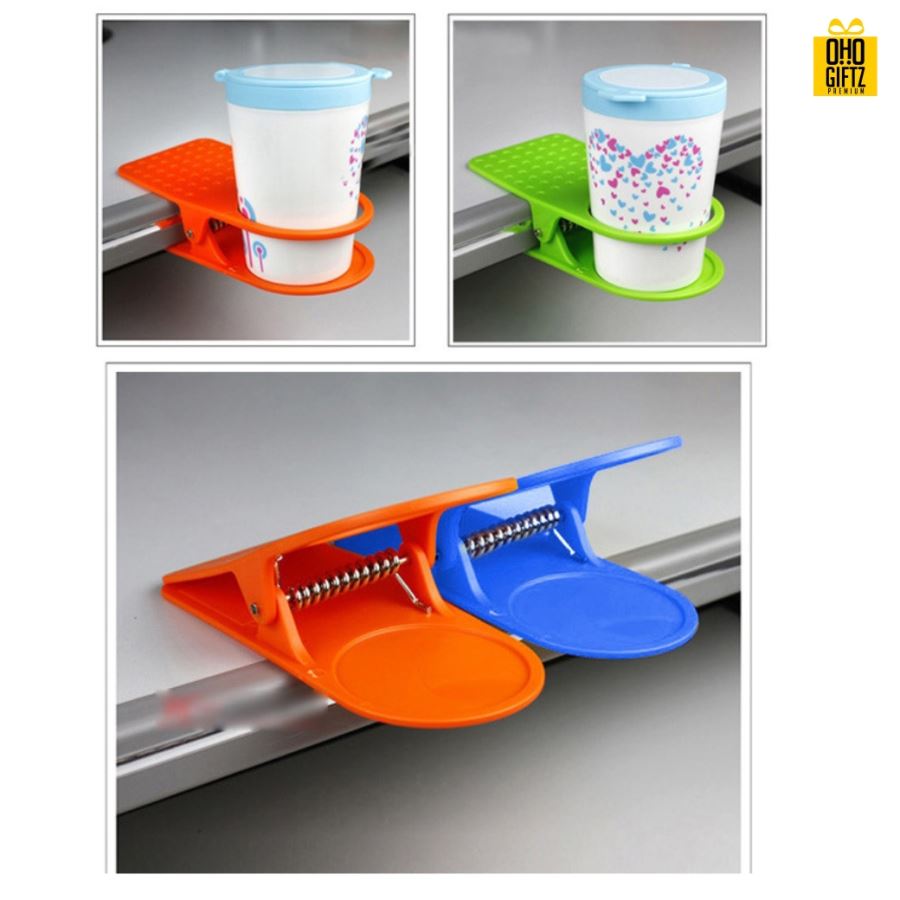 ที่วางถ้วยแบบหนีบโต๊ะ สกรีนชื่อ, โลโก้ ขั้นต่ำ 300 ชิ้น