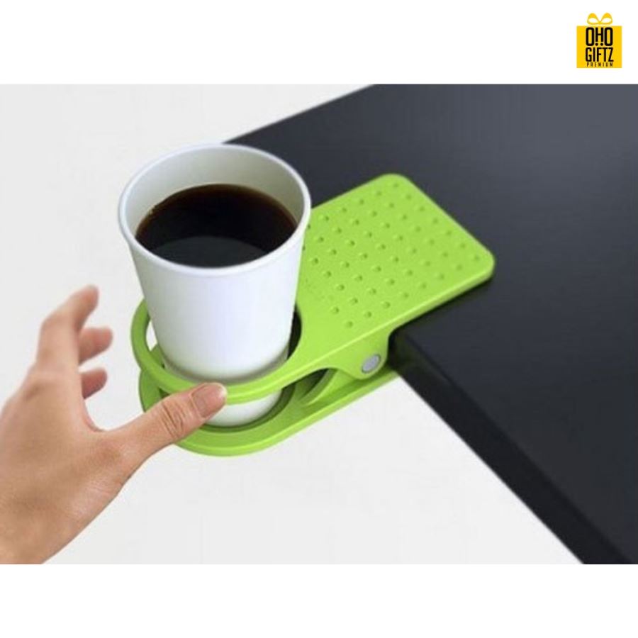 ที่วางถ้วยแบบหนีบโต๊ะ สกรีนชื่อ, โลโก้ ขั้นต่ำ 300 ชิ้น