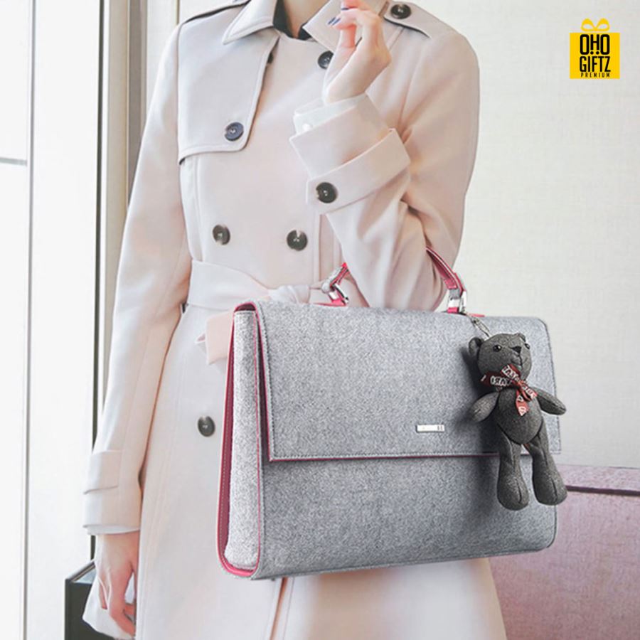 กระเป๋าแล็ปท็อป สกรีนโลโก้ ทำเป็นของพรีเมี่ยม ของที่ระลึก