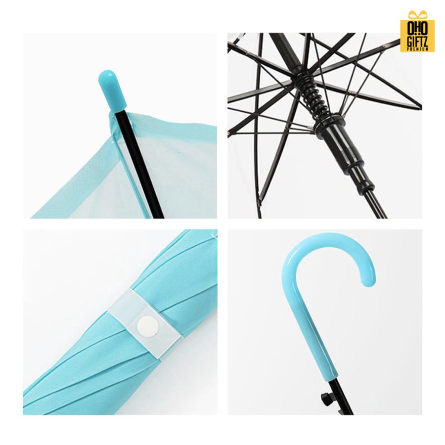 ร่มใสสีสวยสไตล์ญี่ปุ่น สกรีนโลโก้ ทำเป็นสินค้าพรีเมี่ยมได้ 