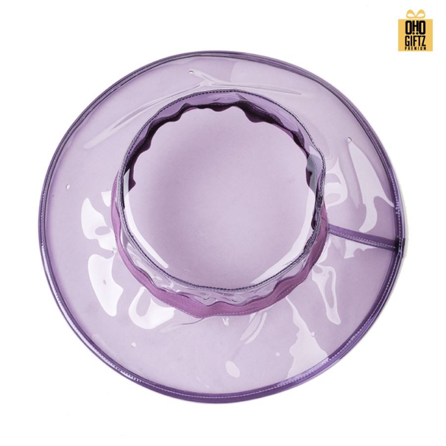 หมวก Bucket PVC ใสกันน้ำ สกรีนโลโก้ ทำเป็นของพรีเมี่ยม ของที่ระลึกได้