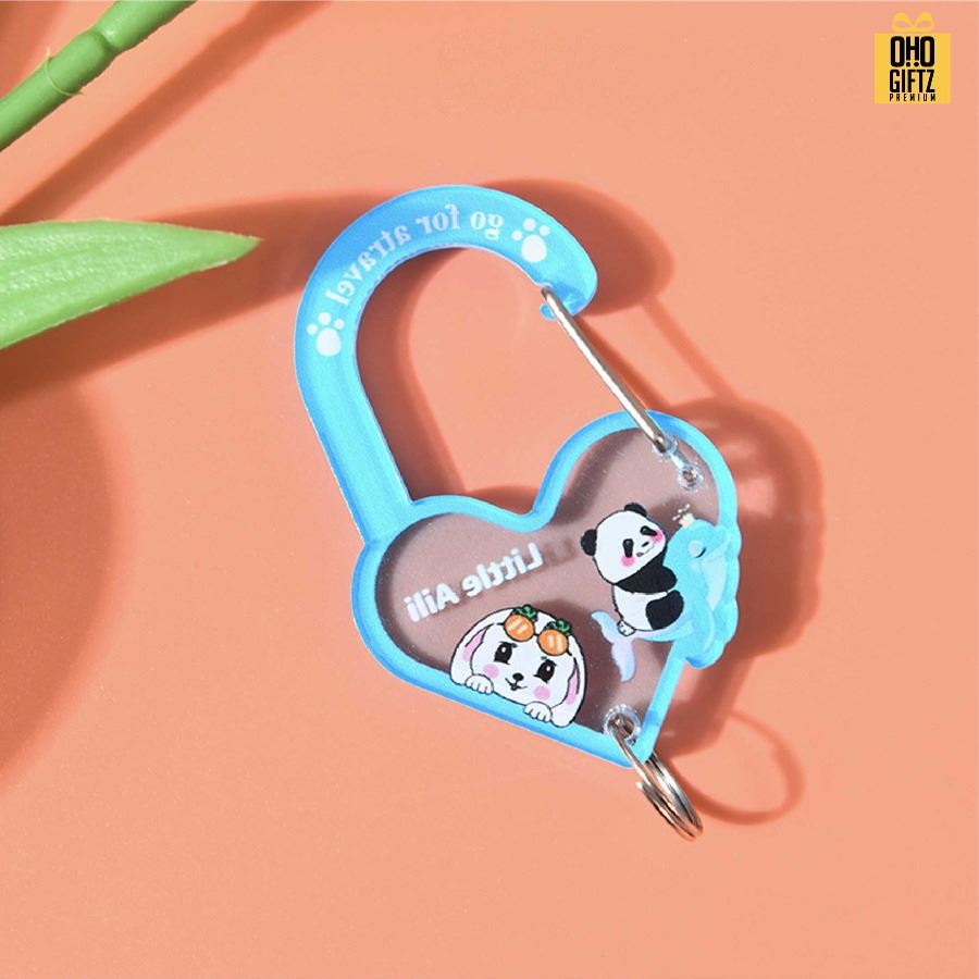 พวงกุญแจอะคริลิคแบบห่วง ผลิตได้ตามดีไซน์ ไม่จำกัดสี สกรีนโลโก้ ทำเป็นของพรีเมี่ยม ของชำร่วยได้