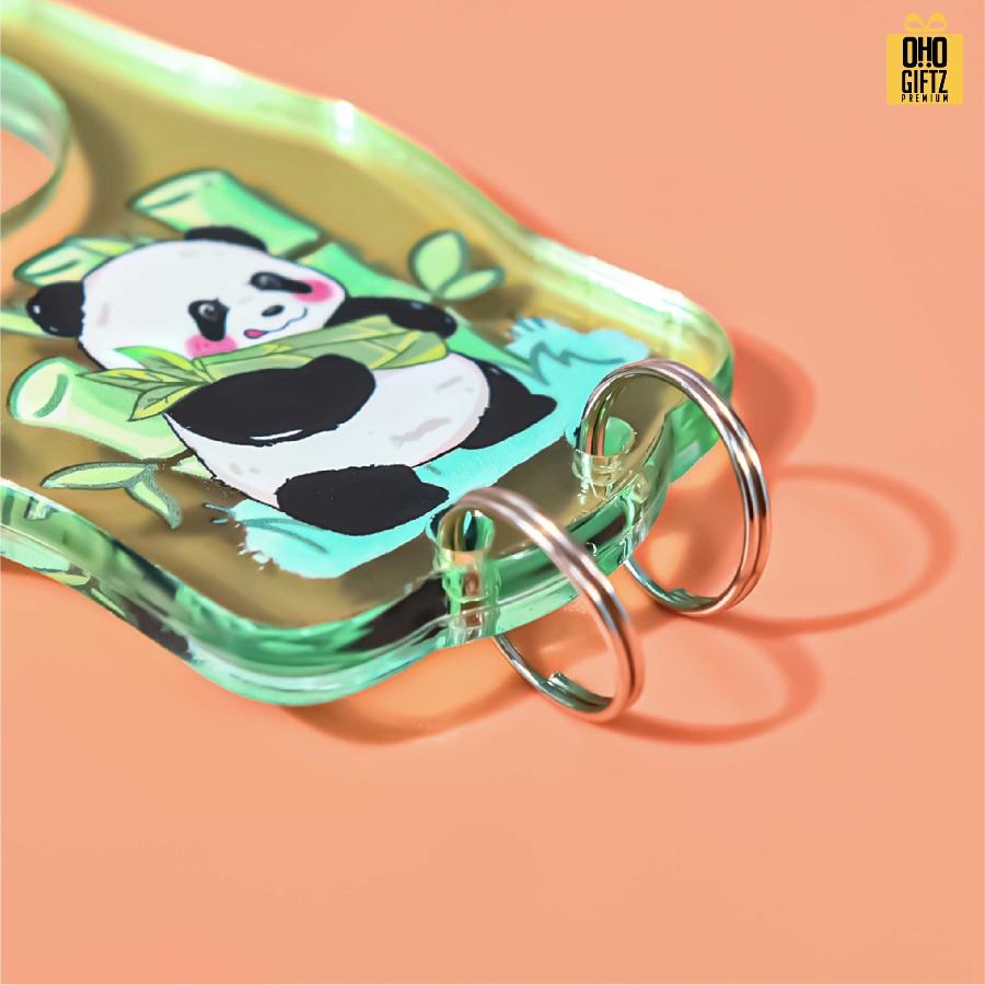 พวงกุญแจอะคริลิคแบบห่วง ผลิตได้ตามดีไซน์ ไม่จำกัดสี สกรีนโลโก้ ทำเป็นของพรีเมี่ยม ของชำร่วยได้