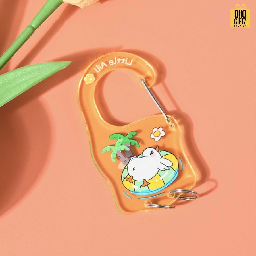 พวงกุญแจอะคริลิคแบบห่วง ผลิตได้ตามดีไซน์ ไม่จำกัดสี สกรีนโลโก้ ทำเป็นของพรีเมี่ยม ของชำร่วยได้