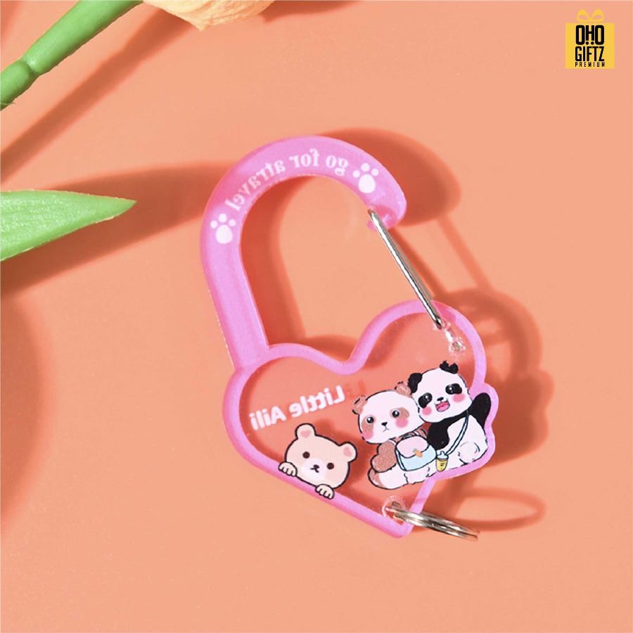 พวงกุญแจอะคริลิคแบบห่วง ผลิตได้ตามดีไซน์ ไม่จำกัดสี สกรีนโลโก้ ทำเป็นของพรีเมี่ยม ของชำร่วยได้