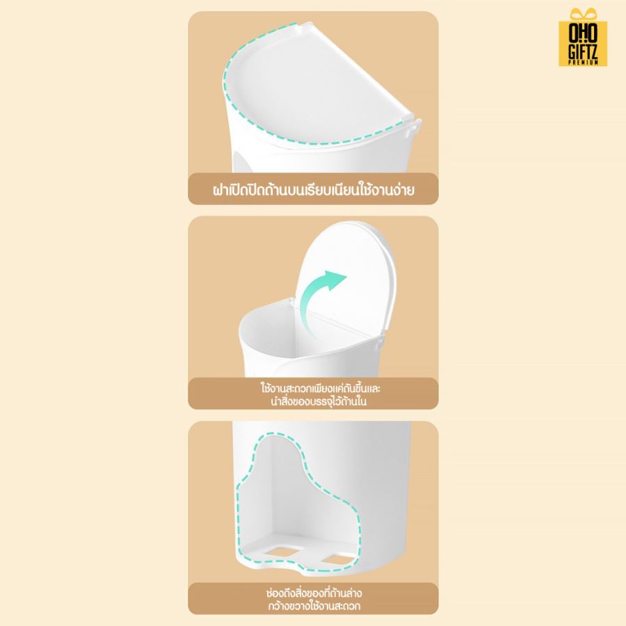 กล่องเก็บของสารพัด แขวนติดผนัง สกรีนโลโก้ ทำเป็นของพรีเมี่ยมได้ 