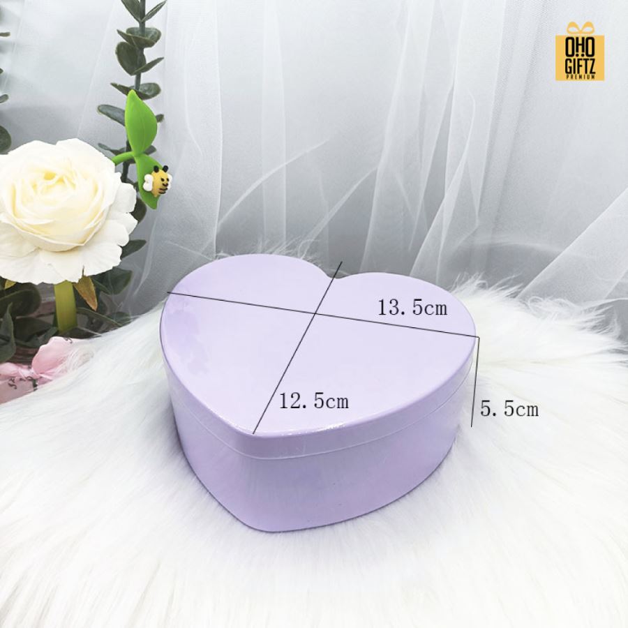 กล่องใส่เครื่องประดับรูปหัวใจ สกรีนชื่อ สกรีนโลโก้ ทำเป็นของพรีเมี่ยมได้