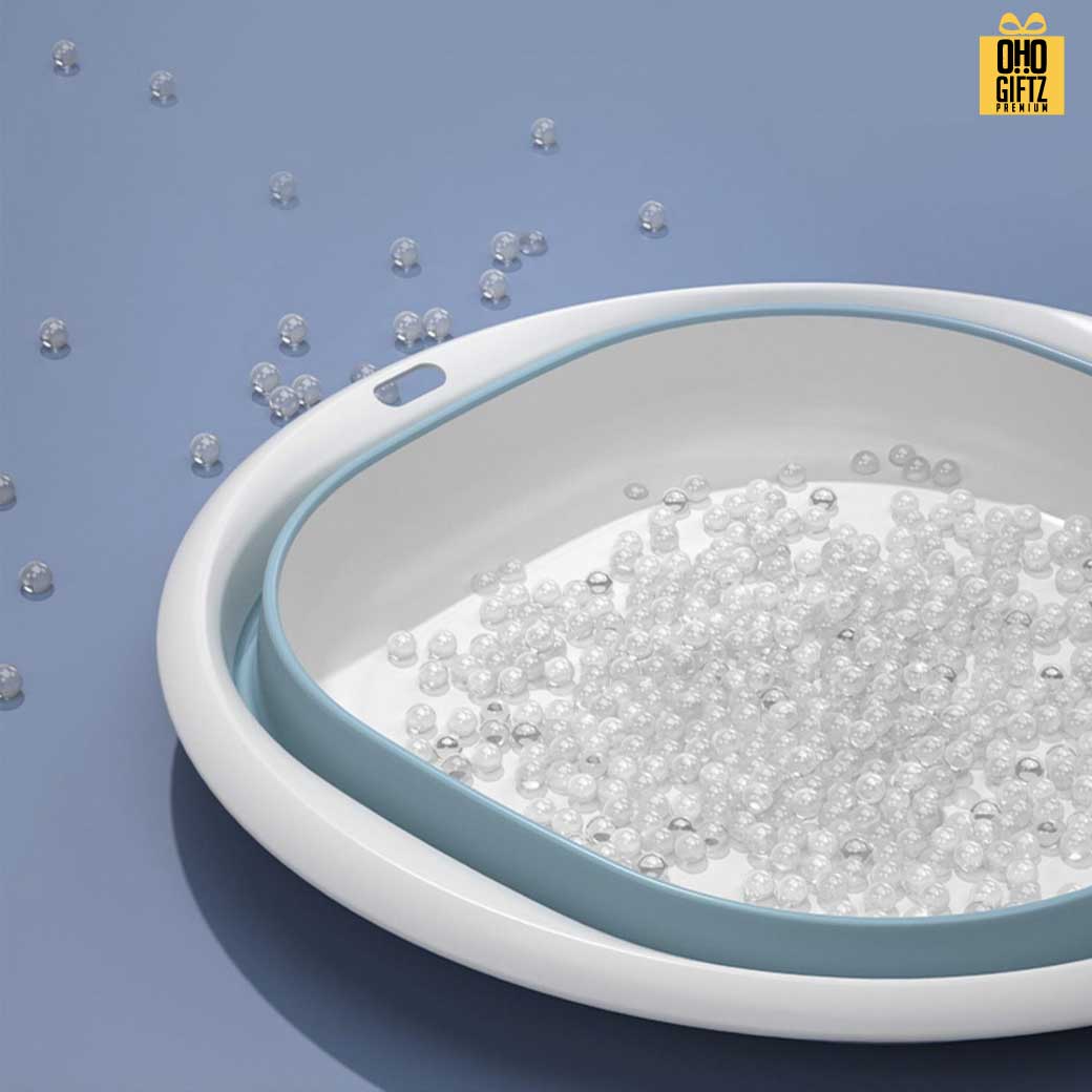 กะละมังพลาสติคพับได้ สกรีนโลโก้ ทำเป็นของพรีเมี่ยมได้