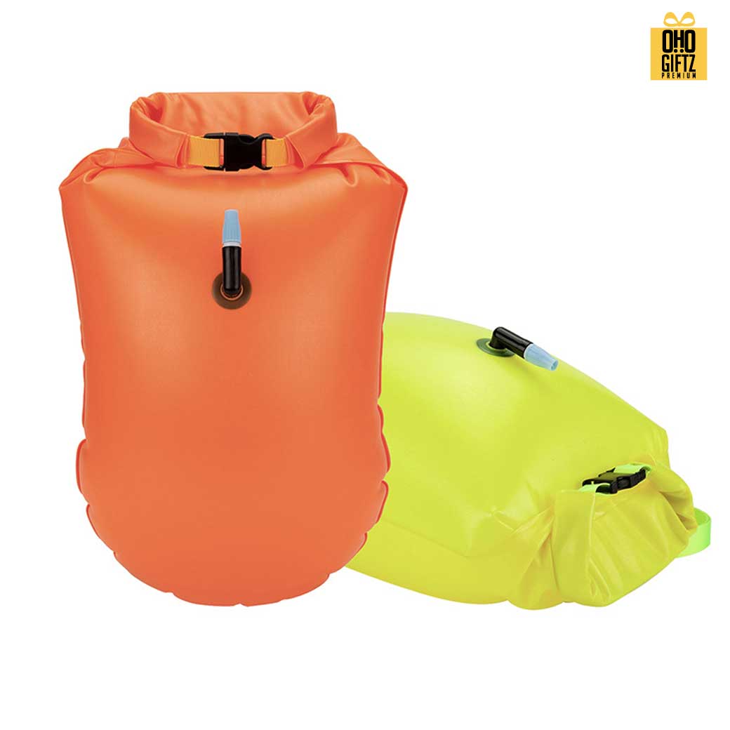 ถุงลมนิรภัยป้องกันจมน้ำ สกรีนโลโก้ ทำเป็นของพรีเมี่ยม ของชำร่วยได้ 