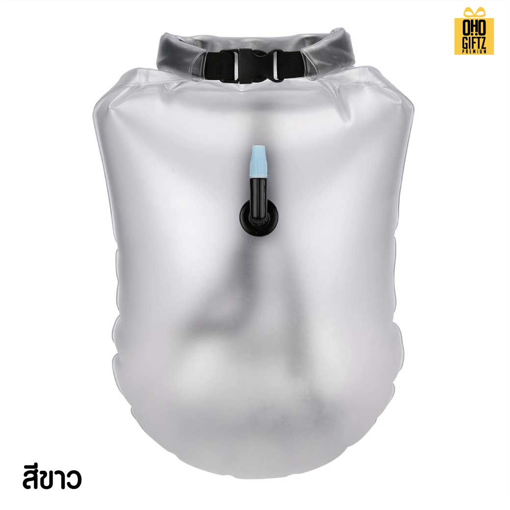 ถุงลมนิรภัยป้องกันจมน้ำ สกรีนโลโก้ ทำเป็นของพรีเมี่ยม ของชำร่วยได้ 