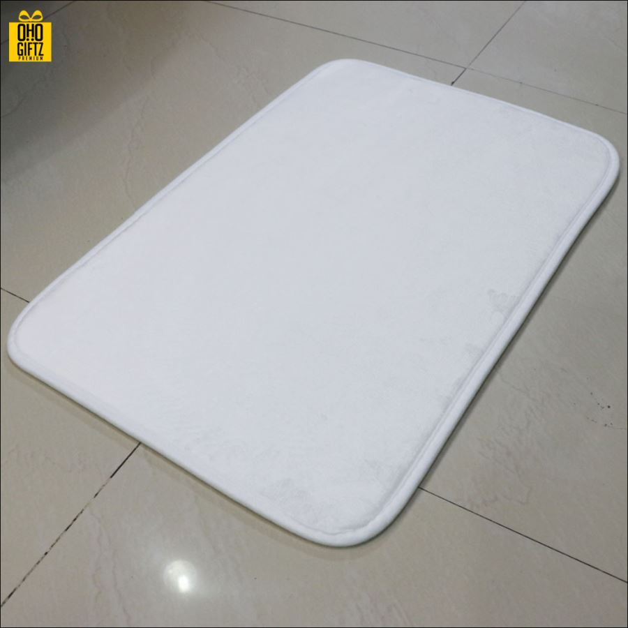 พรมเช็ดเท้าผ้าขนกำมะหยี่ พิมพ์ภาพได้ไม่จำกัดสี*ไม่มีขั้นต่ำ*