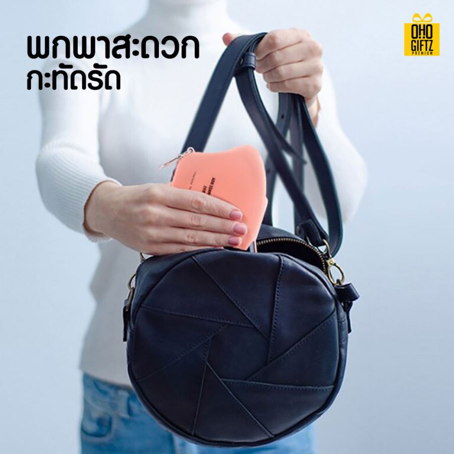 กล่องเก็บหน้ากากอนามัย สกรีนชื่อ  สกรีนโลโก้ ทำเป็นของพรีเมี่ยมได้ 