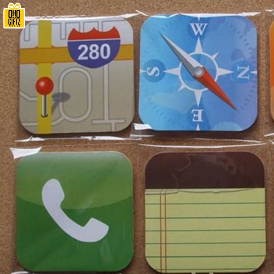 ที่รองแก้วไม้ก๊อกทรงเหลี่ยม สกรีนชื่อ, โลโก้, พิมพ์ภาพได้ ขั้นต่ำ 1,000 ชิ้น