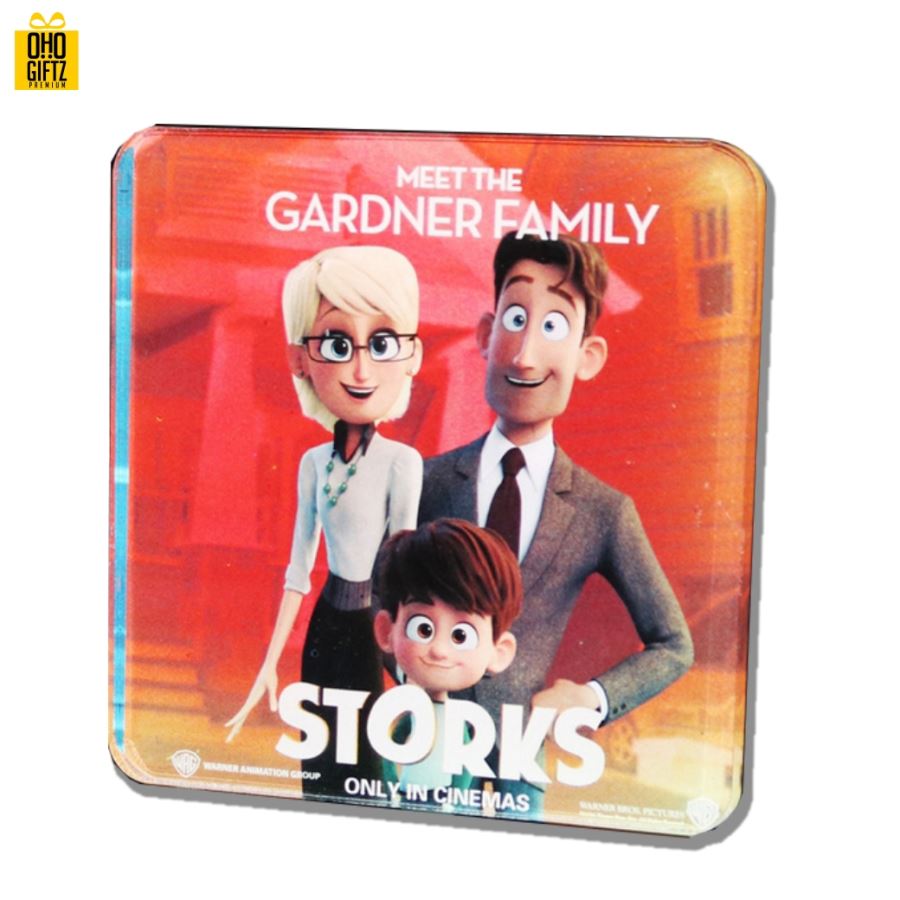 ที่รองแก้วเนื้อกระจก สกรีนชื่อ, โลโก้, พิมพ์ภาพได้