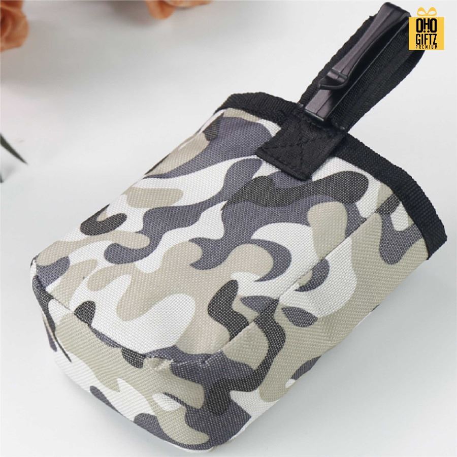 กระเป๋าเหน็บเอว ใส่ขนมสัตว์เลี้ยง สกรีนโลโก้ ทำเป็นของพรีเมี่ยม