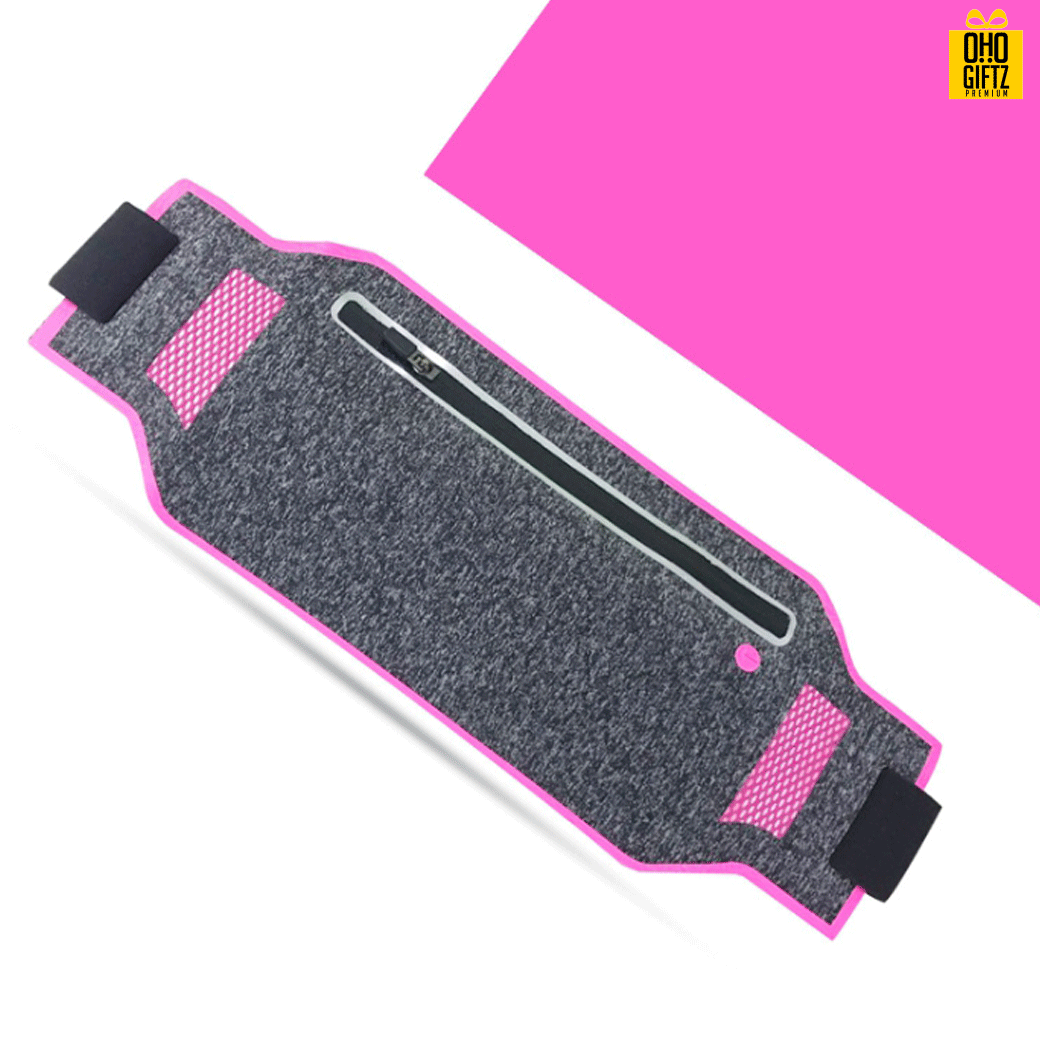 กระเป๋าออกกำลังแบบคาดเอว สกรีนชื่อ, โลโก้ได้