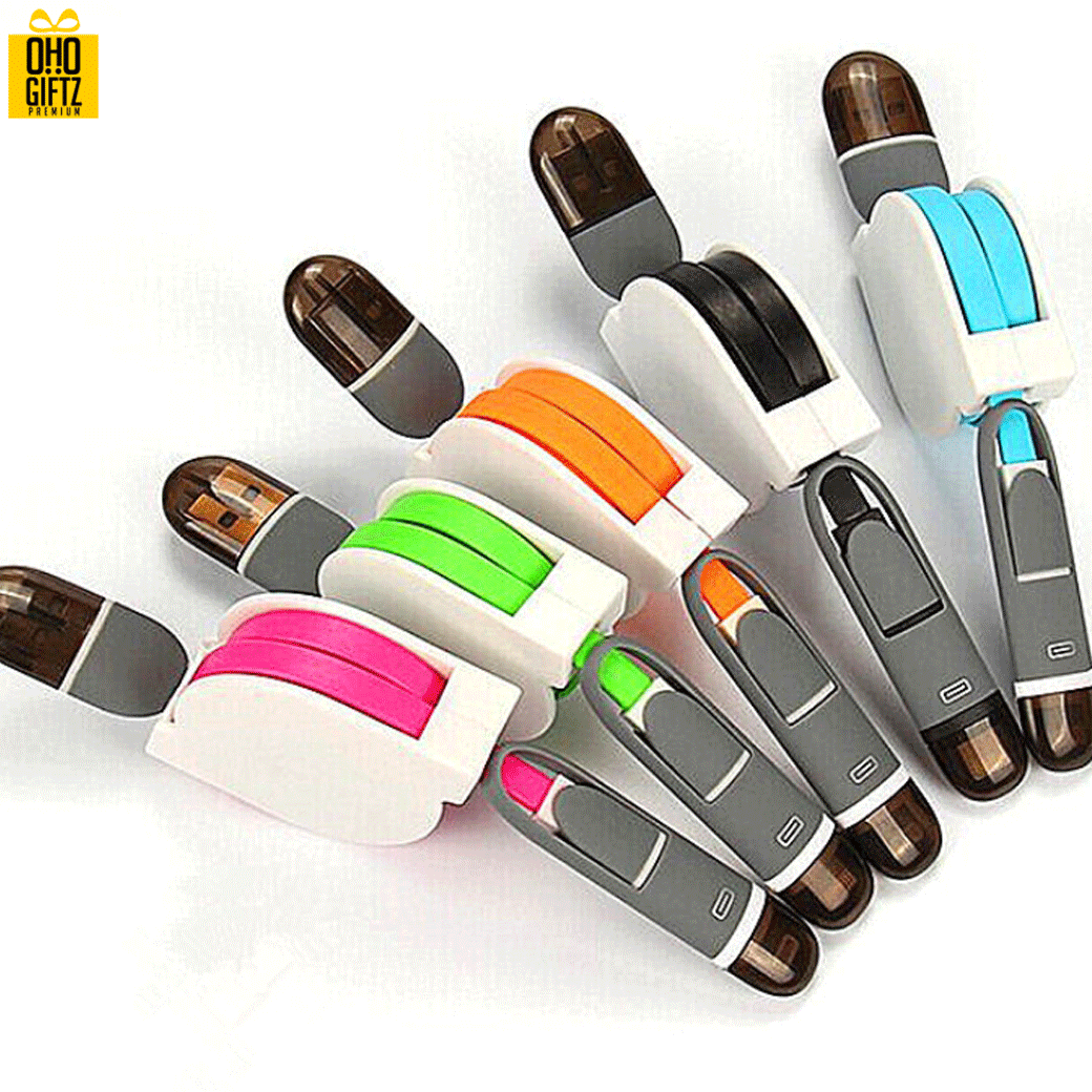 สายชาร์จ+USB 2in1 สกรีนชื่อ,โลโก้ได้
