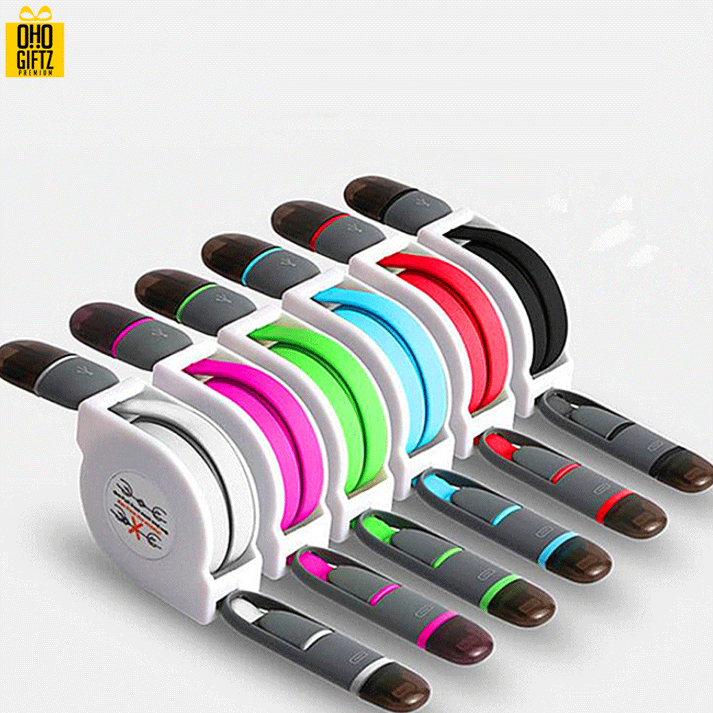 สายชาร์จ+USB 2in1 สกรีนชื่อ,โลโก้ได้