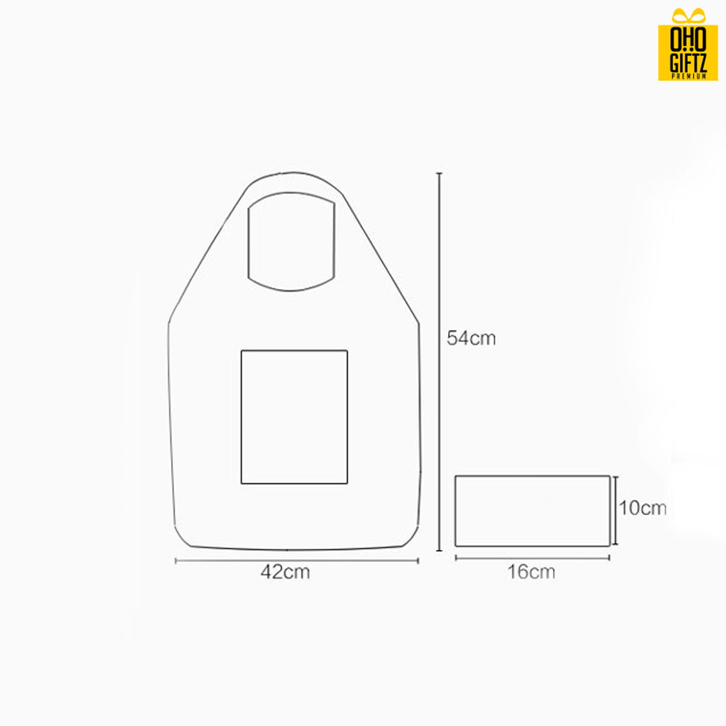 กระเป๋าพับได้ผ้าใยสังเคราะห์หลากสี สกรีนโลโก้ ทำเป็นของพรีเมี่ยม ของที่ระลึก
