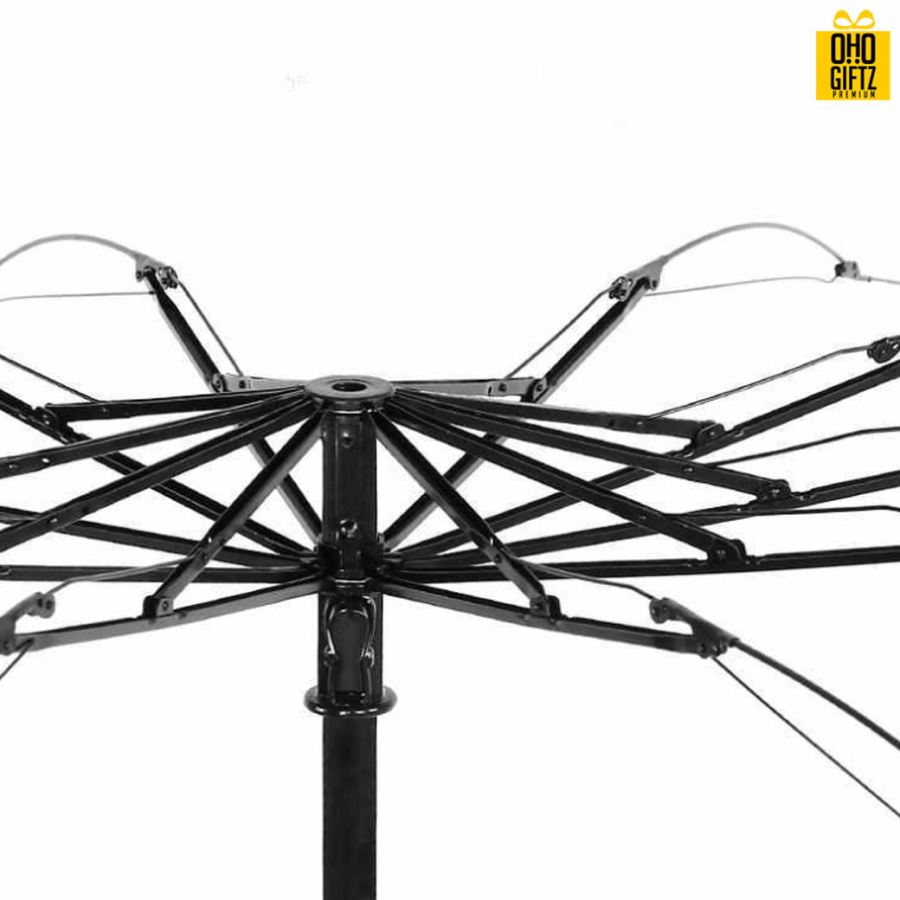 ร่มพับสามตอนด้ามจับทรงเหลี่ยม สกรีนโลโก้ ทำเป็นสินค้าพรีเมี่ยม ของชำร่วย ของที่ระลึก