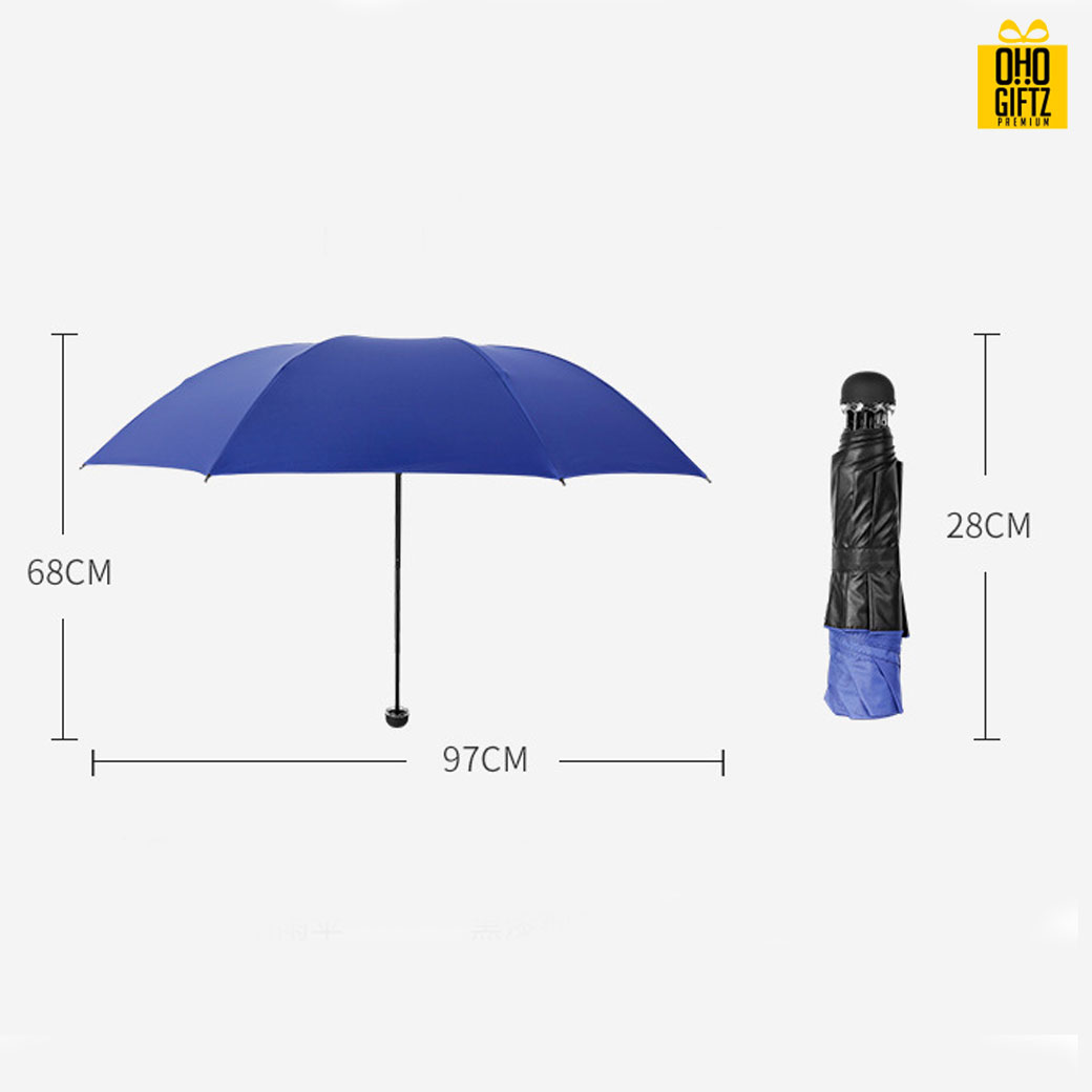 ร่มพับสีลูกกวาด สกรีนโลโก้ ทำเป็นสินค้าพรีเมี่ยม ของชำร่วย ของที่ระลึก