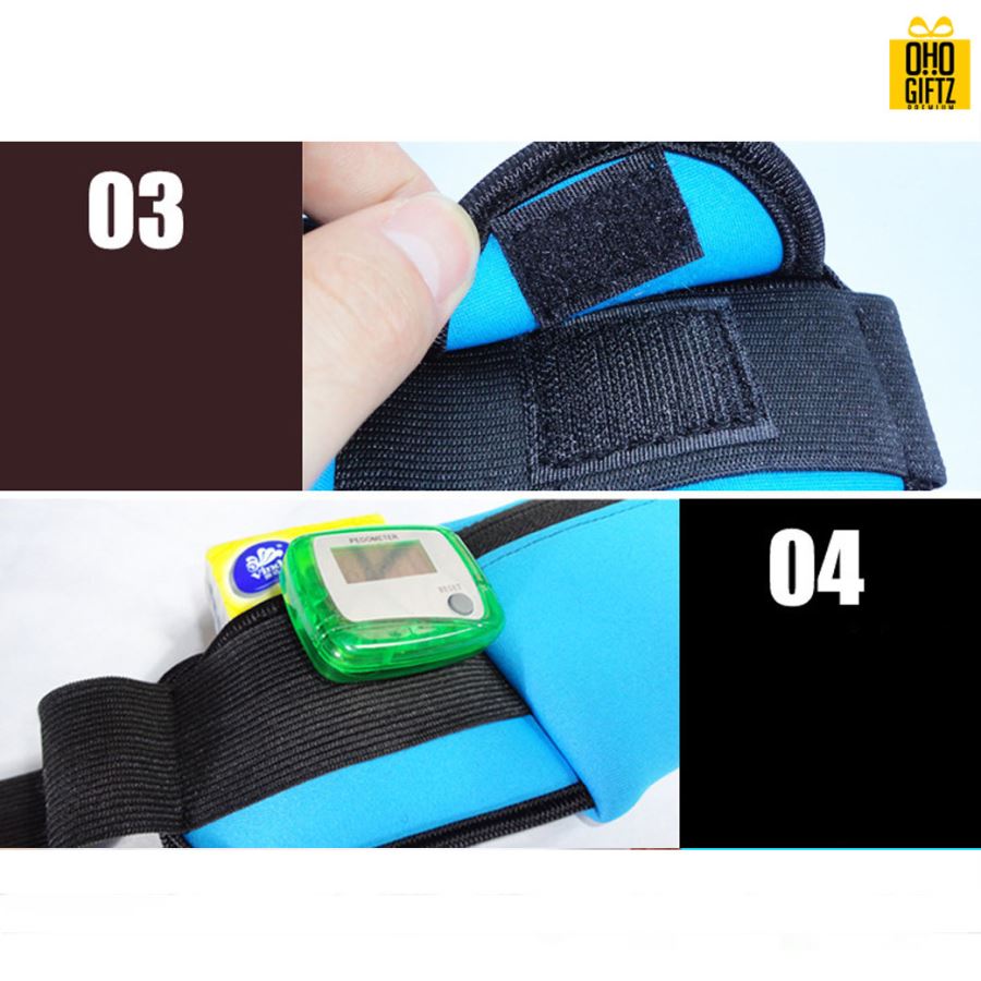 กระเป๋าคาดเอวยืดหยุ่น สกรีนชื่อ สกรีนโลโก้ได้