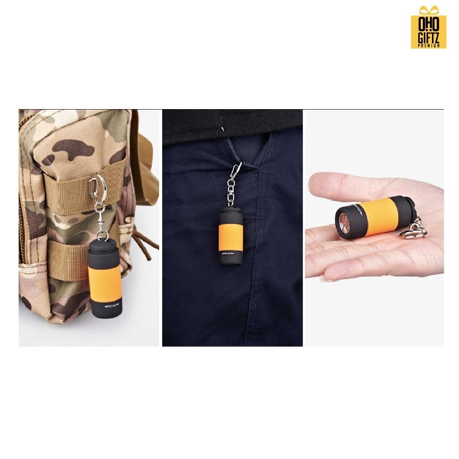 ไฟฉาย Mini Flashlight สกรีนโลโก้ ทำเป็นของพรีเมี่ยม ของชำร่วยได้