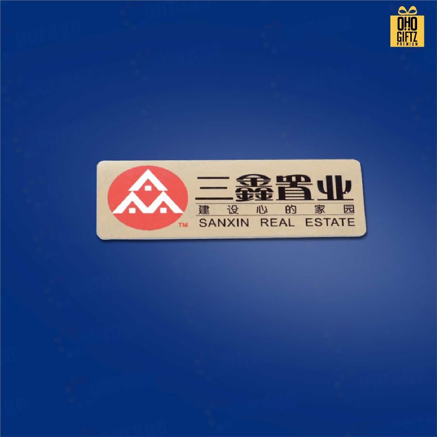 รับผลิต Metal Name Badge ป้ายชื่ออลูมิเนียม พิมพ์ไม่จำกัดสี สกรีนโลโก้ ทำเป็นของพรีเมี่ยม ของชำร่วยได้