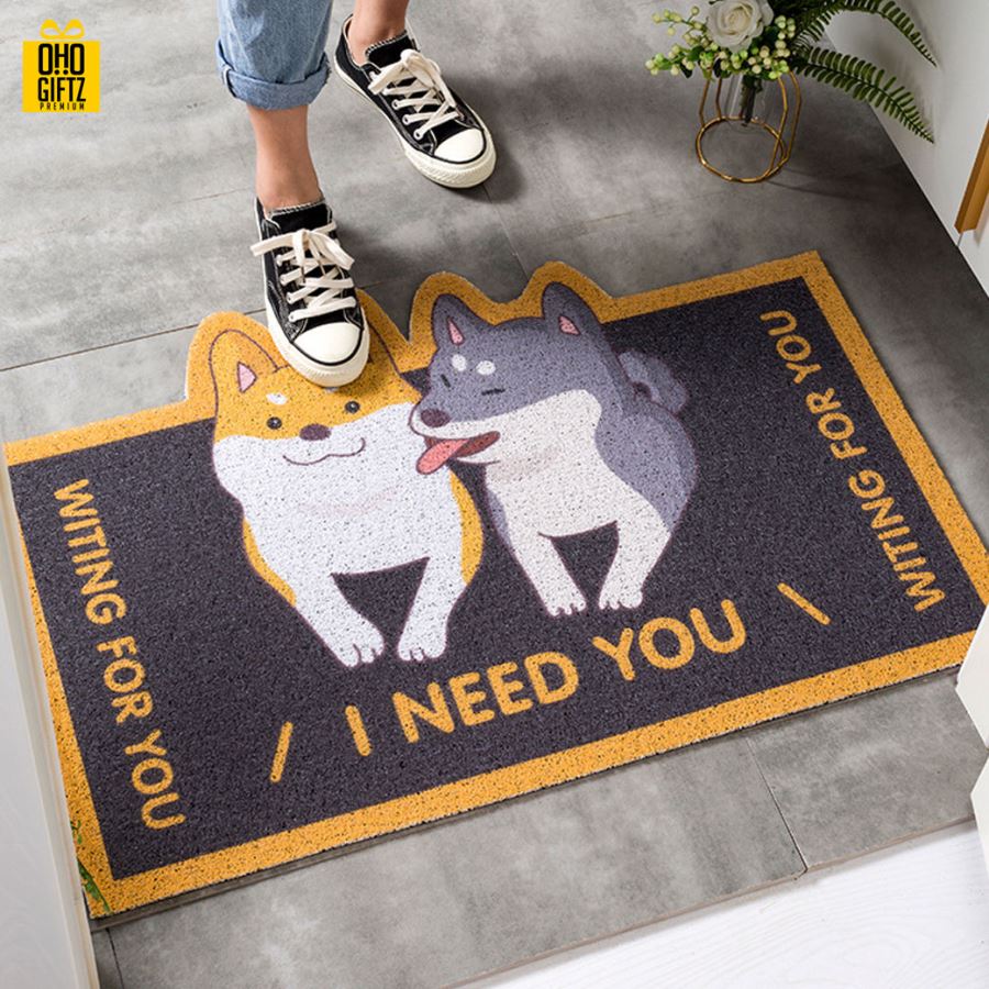 พรมเช็ดเท้า รับพิมพ์ไม่จำกัดสีและรูปทรง