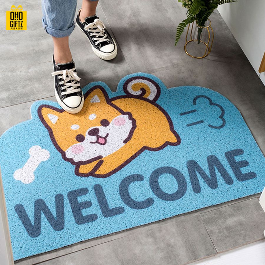 พรมเช็ดเท้า รับพิมพ์ไม่จำกัดสีและรูปทรง